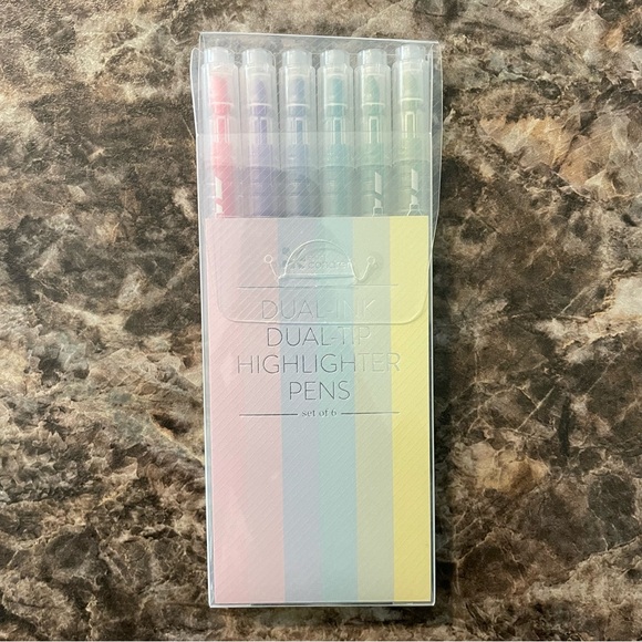 Erin Condren 6 Pack Dual Tip Highlighter/Pens - Picture 2 of 7